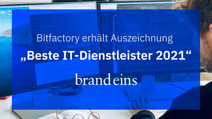 brand eins Auszeichnung für die Bitfactory – Beste IT-Dienstleister Deutschlands